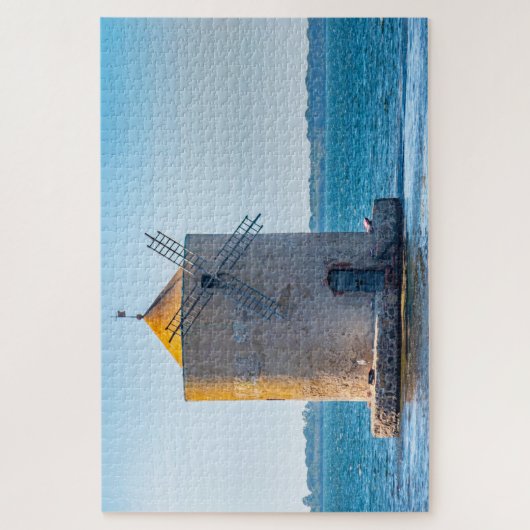 Die Windmühle von Orbetello, Toskana, Italien Puzzle (Vertikal)