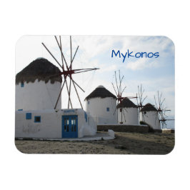 Die Windmühlen, Mykonos, Griechenland Magnet