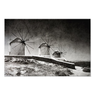 Die Windmühlen von Mykonos 2 - Druck