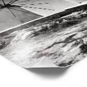 Die Windmühlen von Mykonos 2 - Drucken Fotodruck (Ecke)