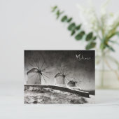 Die Windmühlen von Mykonos 2 - Postkarte (Stehend Vorderseite)