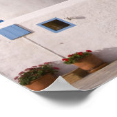 Die Windmühlen von Mykonos auf den griechischen In Poster (Ecke)