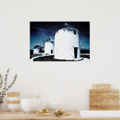 Die Windmühlen von Mykonos - Poster (Küche)
