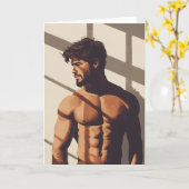 Die Window Gay-Grußkarte Karte (Gelbe Blume)