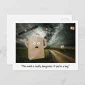 Die windstille Tasche Postkarte (Vorne/Hinten)