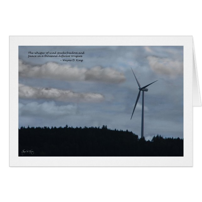 Die Windsurfkarte (Vorderseite (Horizontal))