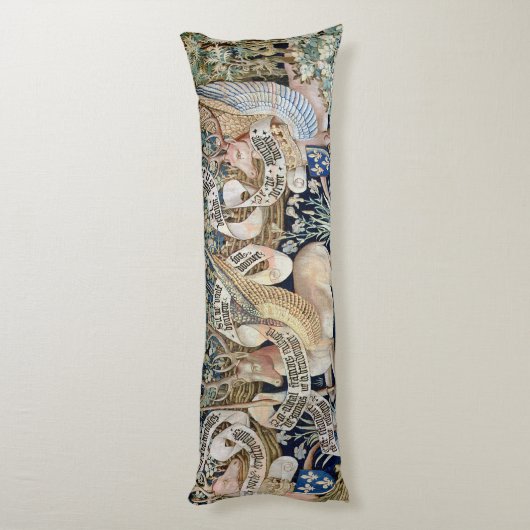 Die Winged Rotwild (Tapisserie) Seitenschläferkissen (Rückseite (Vertikal))