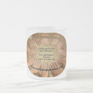 Die Winnipegsandbox-mattierte Tasse