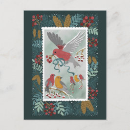 Die Winter Earth Song Postkarte