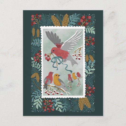 Die Winter Earth Song Postkarte (Vorderseite)