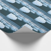 Die Winter gefrorene Antarktis Geschenkpapier (Ecke)