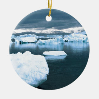 Die Winter gefrorene Antarktis Keramikornament