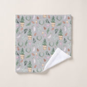 Die Winter-Leckereien der Natur Badhandtuch Set (Waschlappen)