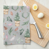 Die Winter-Leckereien der Natur Geschirrtuch (Viertel Falte)