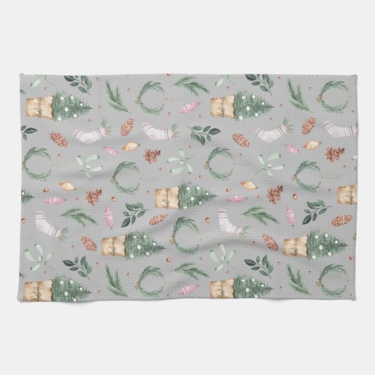 Die Winter-Leckereien der Natur Geschirrtuch (Horizontal)