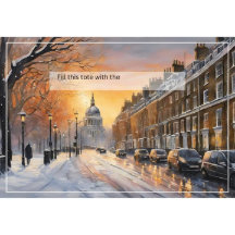 Die Winter-Schneetürbtasche fällt langsam