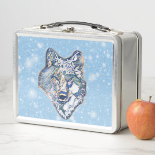 Die Winter WolfMetal Lunch Box