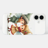 Die Winterfee eines Paares iPhone 16 Hüllen (Rückseite (Horizontal))
