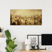 Die Winterfreuden Poster (Heimbüro)