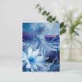 Die Wintergöttin Postkarte (Stehend Vorderseite)