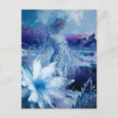 Die Wintergöttin Postkarte (Vorderseite)