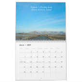 Die Winterlandschaft des isländischen Mauerkalende Kalender (Mär 2027)