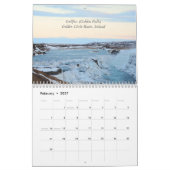 Die Winterlandschaft des isländischen Mauerkalende Kalender (Feb 2027)