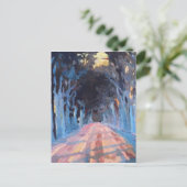 Die Winterlandschaft Postkarte (Stehend Vorderseite)