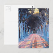 Die Winterlandschaft Postkarte (Vorne/Hinten)