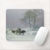 Die winterliche zu vermarkten Straße Mousepad (Mit Mouse)
