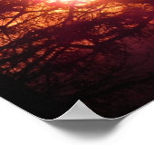 Die Wintersonne Poster (Ecke)