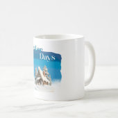 Die Wintertage Dezember Weihnachten  Kaffeetasse (VorderseiteRechts)