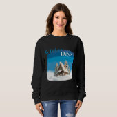 Die Wintertage Dezember Weihnachten Sweatshirt (Vorne ganz)