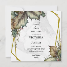 Die Winzerei Save the Date quadratische Einladungs