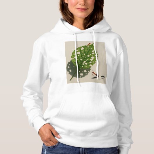 Die winzigen Architekten der Natur mögen ihre leaf Hoodie (Vorderseite)