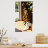 Die winzigsten Tiger und Bad Kitty Poster (Küche)