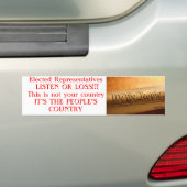 die Wir-dleute, gewählt Vertreter HÖREN O… Autoaufkleber (Auf Auto)