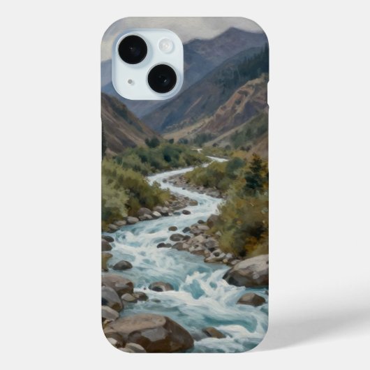 Die wirbelnde Strömung: Ein Gletscherfluss windet Case-Mate iPhone Hülle (Rückseite)