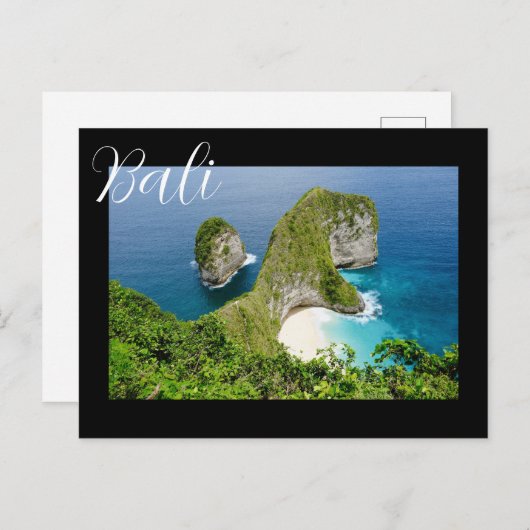 Die Wirbelsäule der Erde - Balis heilige Abstammun Postkarte (Vorne/Hinten)