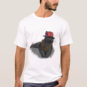 Die wirklich Coole Schwarzkatze der Nachbarschaft T-Shirt