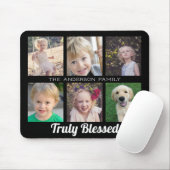 Die wirklich gesegnete 6 Foto Collage Mouse Pad Mousepad (Mit Mouse)