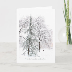 Die wirkliche Gegenwart ist Präsenz: Holiday Yulet Feiertagskarte