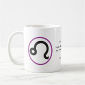 Die wirkliche Löwe-Kaffee-Tasse Kaffeetasse (Links)