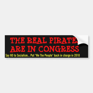 DIE WIRKLICHEN PIRATEN SIND IM KONGRESS, AUTOAUFKLEBER