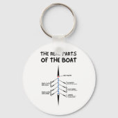 Die wirklichen Teile des Bootes Schlüsselanhänger (Vorderseite)