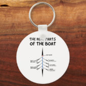 Die wirklichen Teile des Bootes Schlüsselanhänger (Vorderseite)