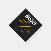 Die wirklichen Teile des Bootshoprowers Serviette (Ecke)