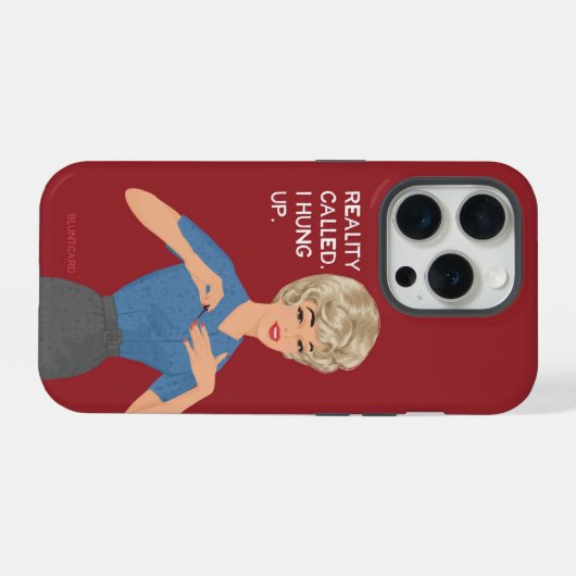 Die Wirklichkeit heißt. Ich habe aufgehängt. iPhone Hülle (Rückseite (Horizontal))