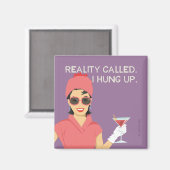 Die Wirklichkeit heißt, ich hängte auf Magnet (Vorderseite/Rückseite)