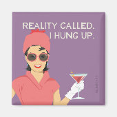 Die Wirklichkeit heißt, ich hängte auf Magnet (Vorne)